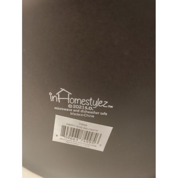 inHomestylez Halloween Themed Ceramic Pot - Ghosts Microwave & Dishwasher Safe - Picture 2 of 4